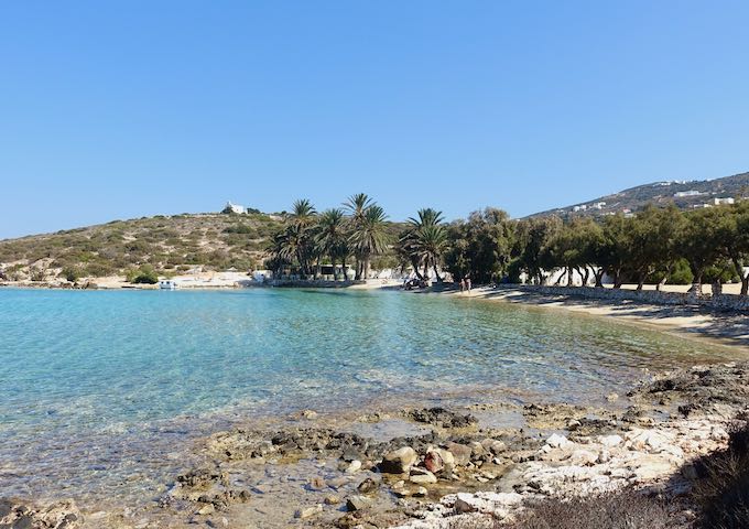 Agia Irini (Palm Beach) in Paros, Greece