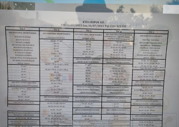 paros ferry schedule