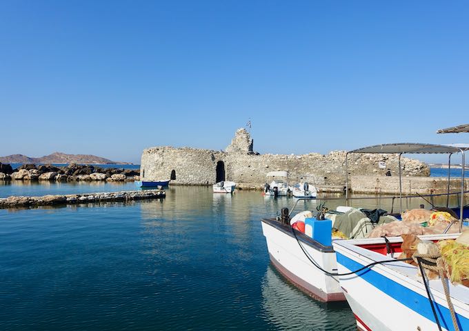 Venetian Castle at the Old Port of Naoussa, Paros