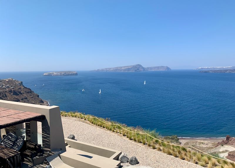 Santorini Hotel with Caldera View.