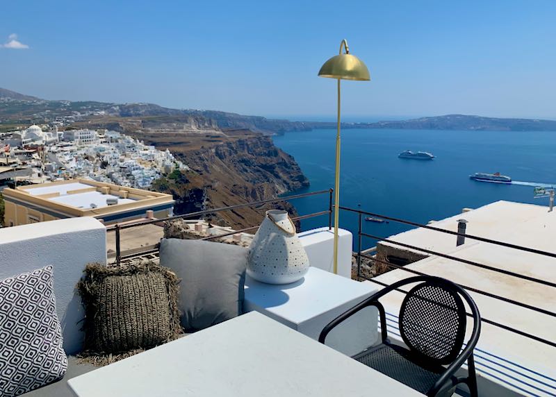 Santorini Hotel with Caldera View.