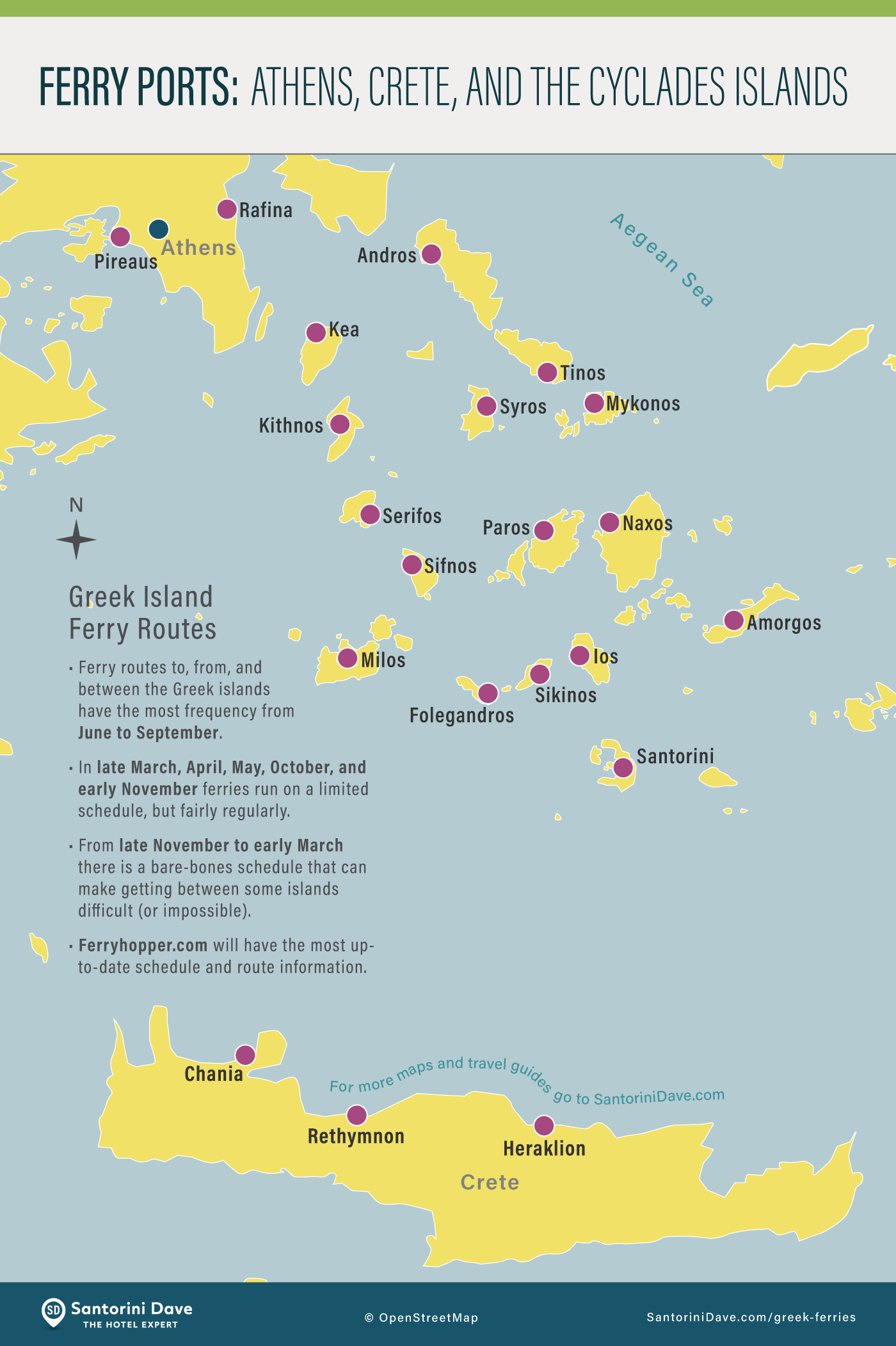 Greece Maps Ferries 