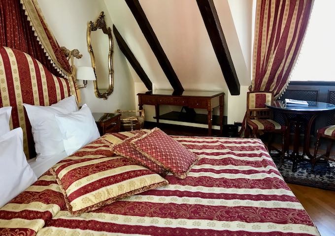 The suite is very spacious.