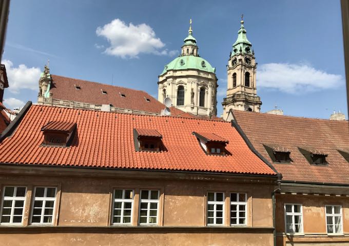 Some rooms overlook St Nicholas Church.