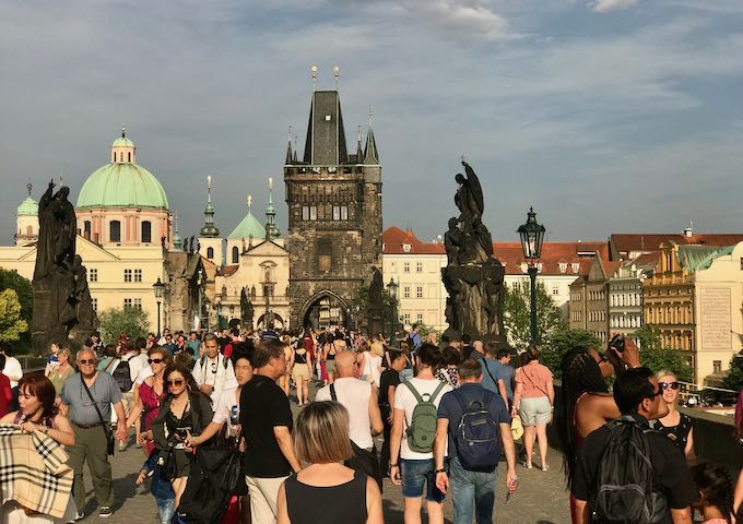 The Charles Bridge is very picturesque.