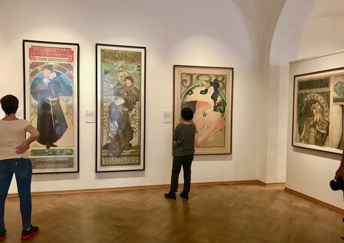 The Mucha Museum is fun to visit.