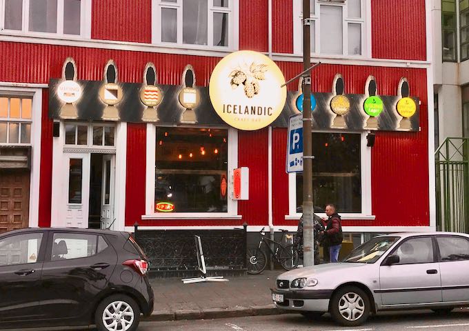 Icelandic Craft Bar specializes in brews from local microbreweries.