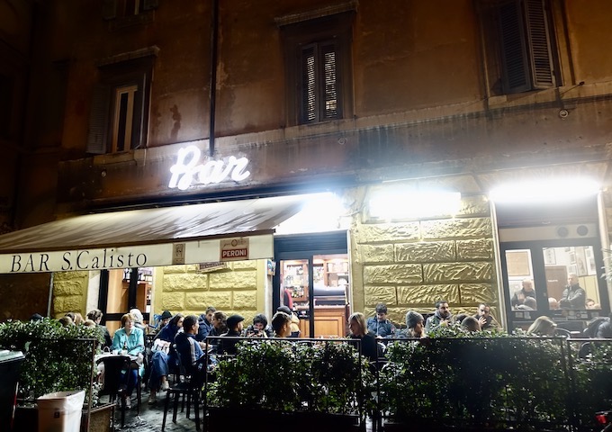 Bar San Calisto in Rome