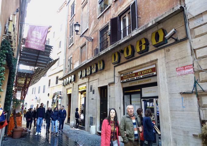 La Casa del Caffe Tazza d'Oro in Rome
