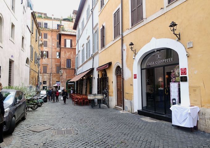 Casa Coppelle restaurant in Rome