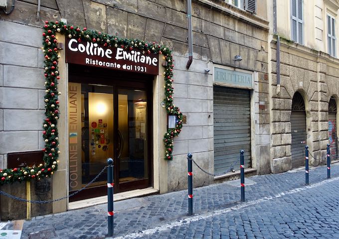 Colline Emiliane restaurant in Rome