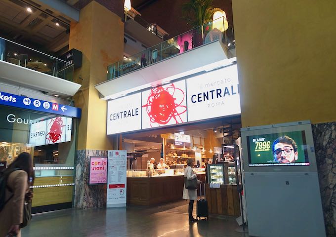 Il Mercato Centrale food court in Rome