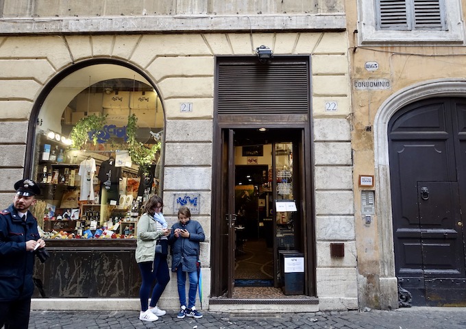 Salumeria Roscioli deli and restaurant in Rome