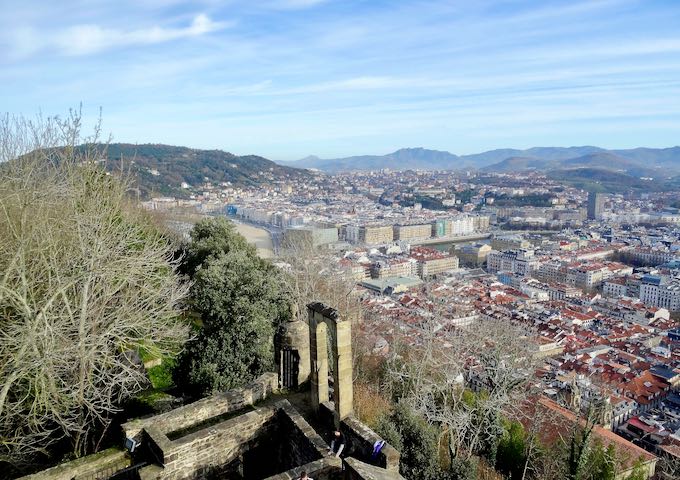 Monte Urgull offers panoramic views from its peak.