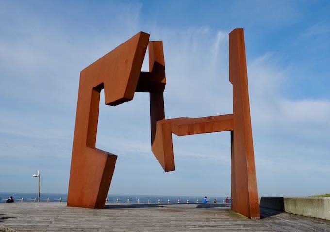 Basque artist Jorge Oteiza's sculpture is remarkable.