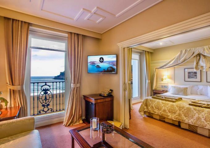Junior Suite is beautiful and offers sea views.