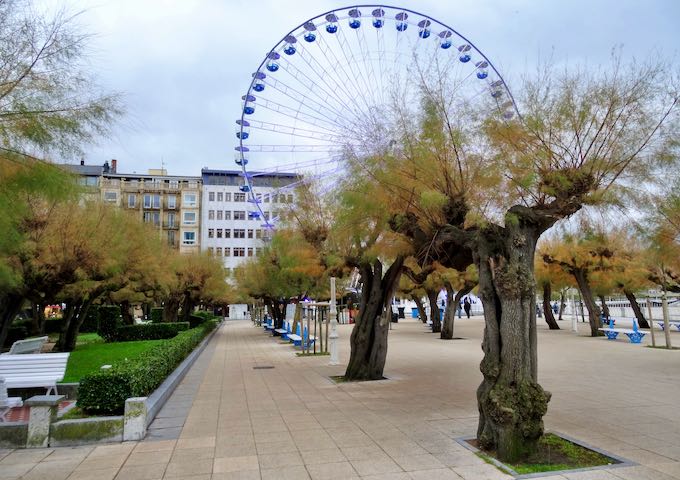 Alderdi Eder Park is the city's main square.