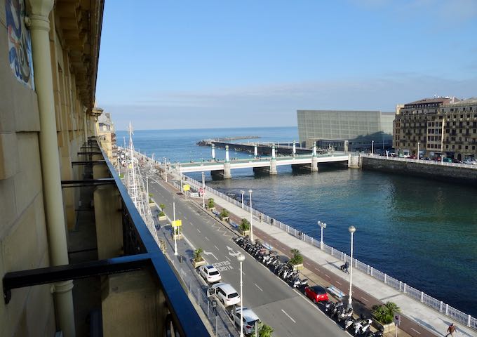 The hotel is close to the river and bay.