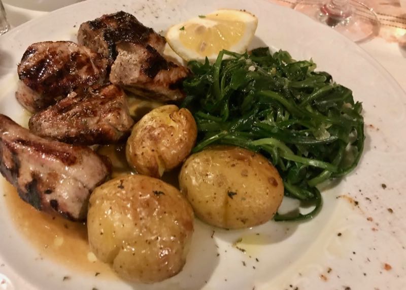 santorini metaxi mas restaurant pork tenderloin potatoes