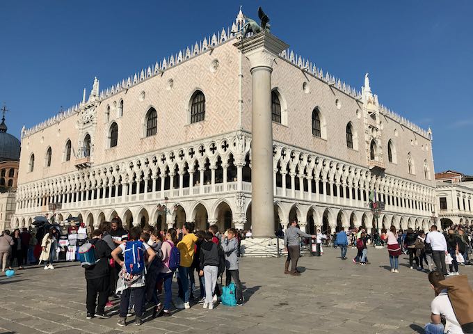 Doge’s Palace is a Gothic architectural masterpiece.