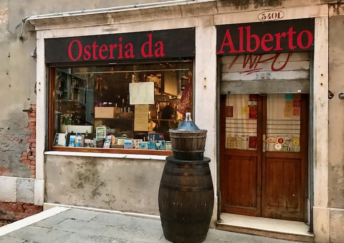 Osteria da Alberto specializes in seafood-based Veneto dishes.