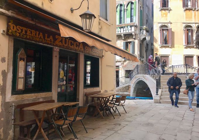 Osteria La Zucca serves region fare with a modern twist.