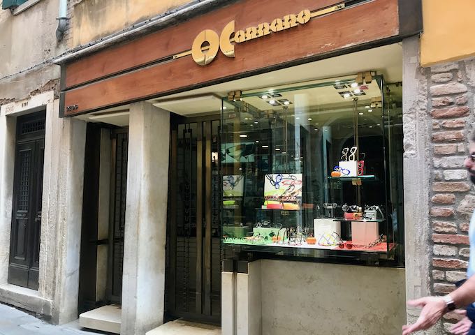 Ottica Carraro sells locally designed sunglasses.