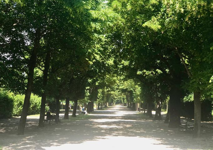 Augarten is huge and fun to relax in.