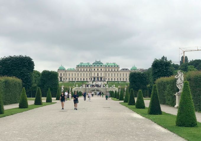 Belvedere Palace is a great attraction.