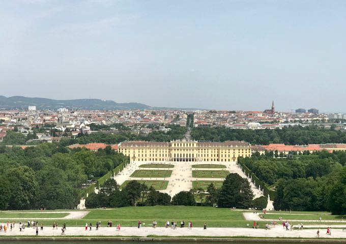 Schönbrunn Palace near Meidlinger Markt is a top attraction.