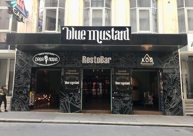 Blue Mustard nearby serves creative cocktails.