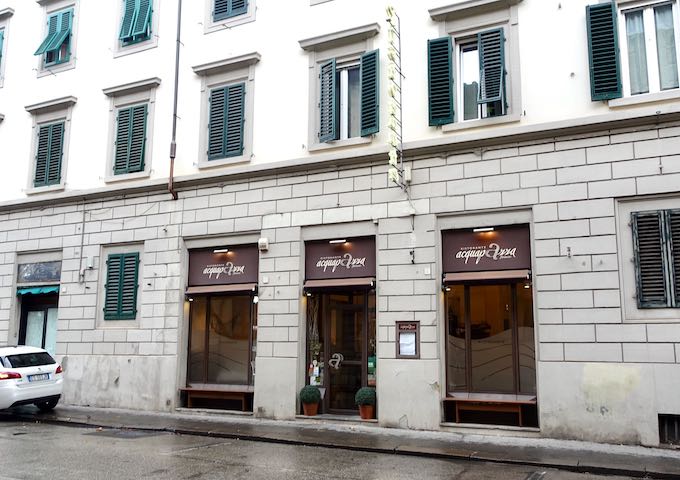 Acquapazza restaurant in San Marco, Florence