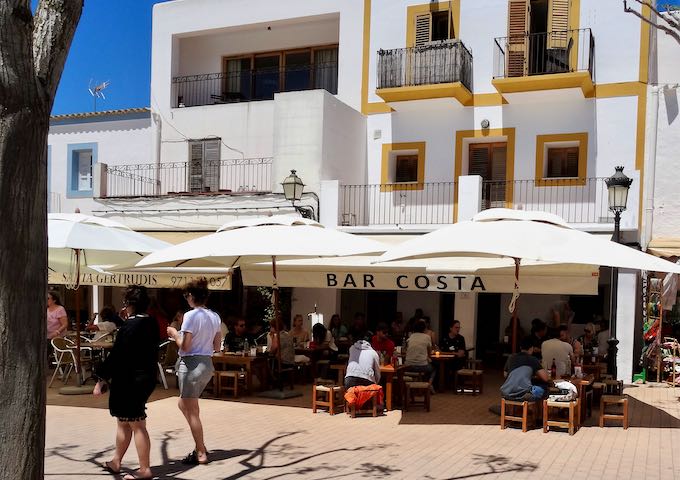Bar Costa is an authentic and popular bar.