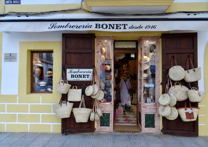 Sombrería Bonet sells authentic hats.
