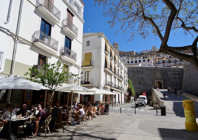 Croissant Show is opposite Mercat Vell.