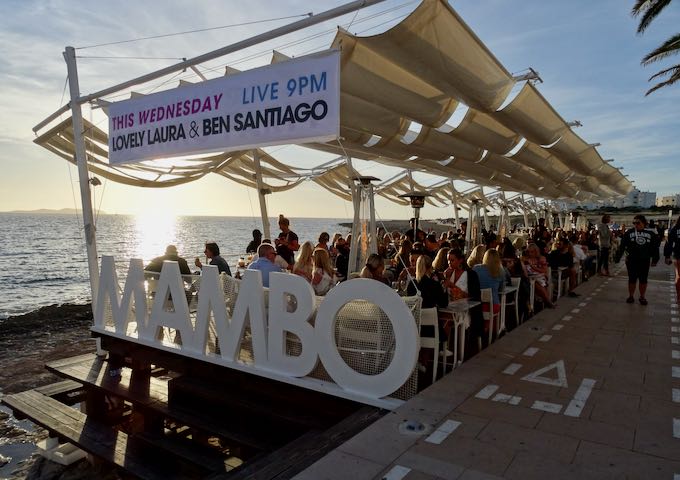 Sant Antoni's Sunset Strip is world famous.
