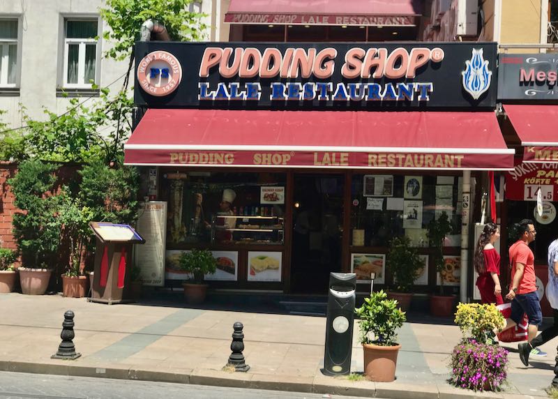 Pudding Shop is a 1960s style restaurant.