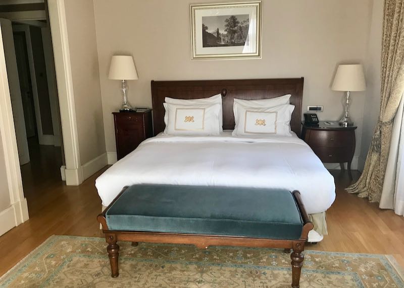 The Hemmingway Suite bed is very comfortable.