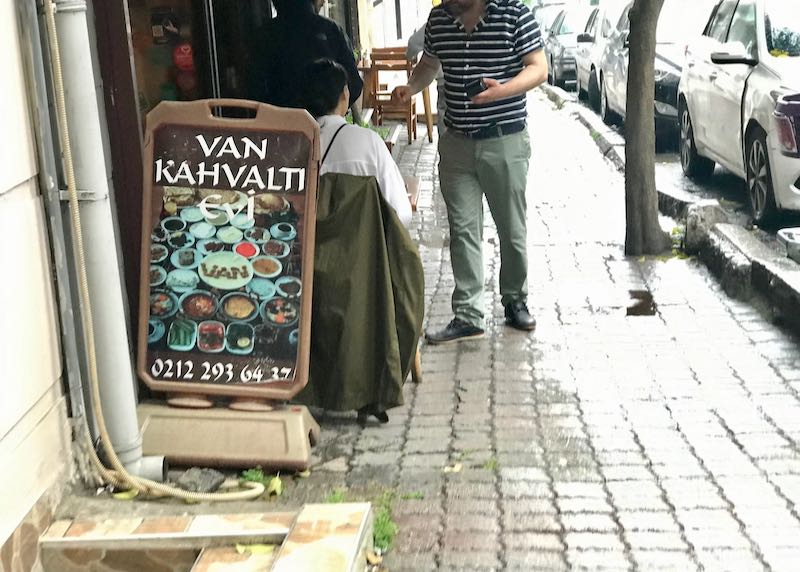 Van Kahvalti cafe is very popular with locals.