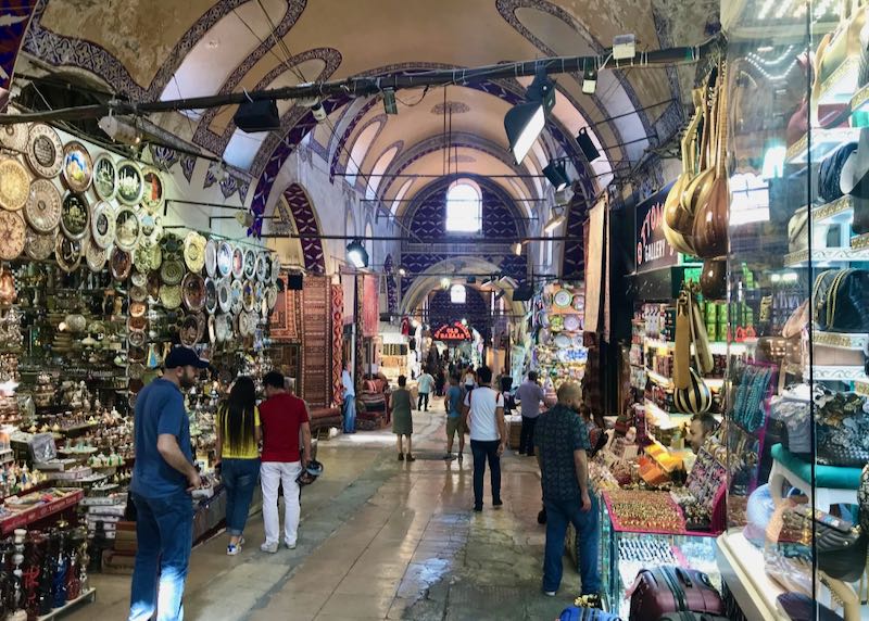 The ancient Grand Bazaar is always busy.