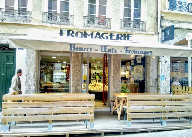 Fromagerie B.O.F. sells excellent cheese.