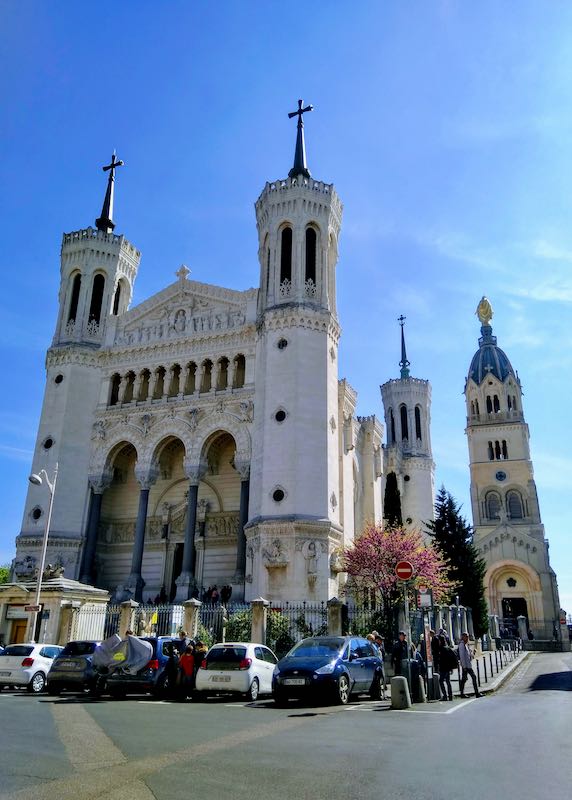 Basilique Notre Dame de Fourvière is an iconic structure.