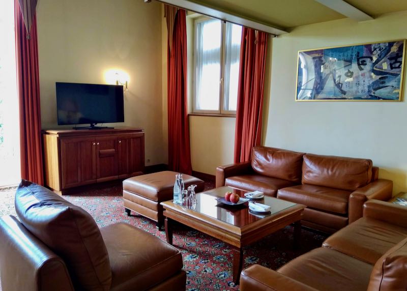 Suite have large living areas.