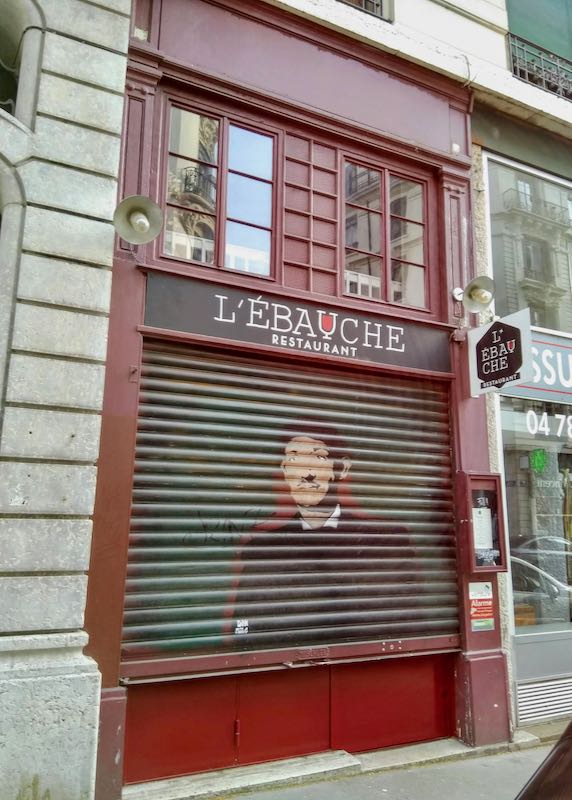 L’Ébauche has its own cute mural.