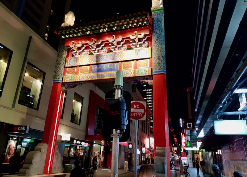Chinatown is full of authentic Chinese restaurants and shops.