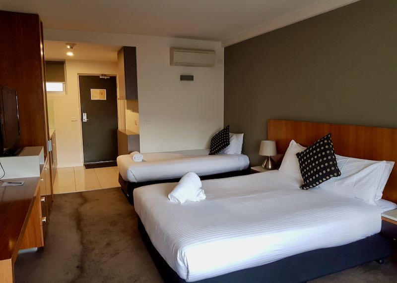 Some rooms can sleep 3.