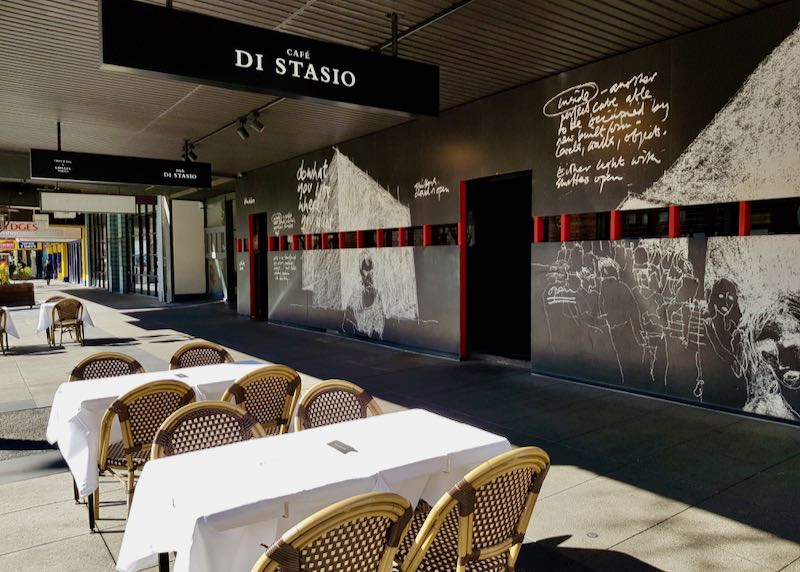 The contemporary Café Di Stasio is very classy.