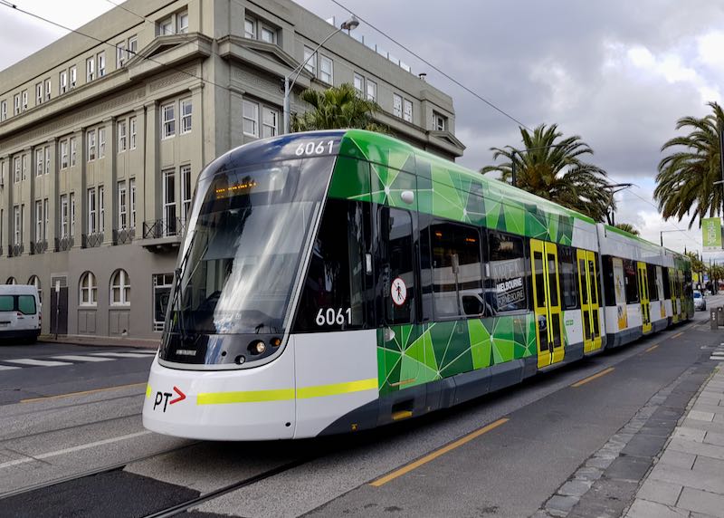 Regular trams connect the hotel to the city center.
