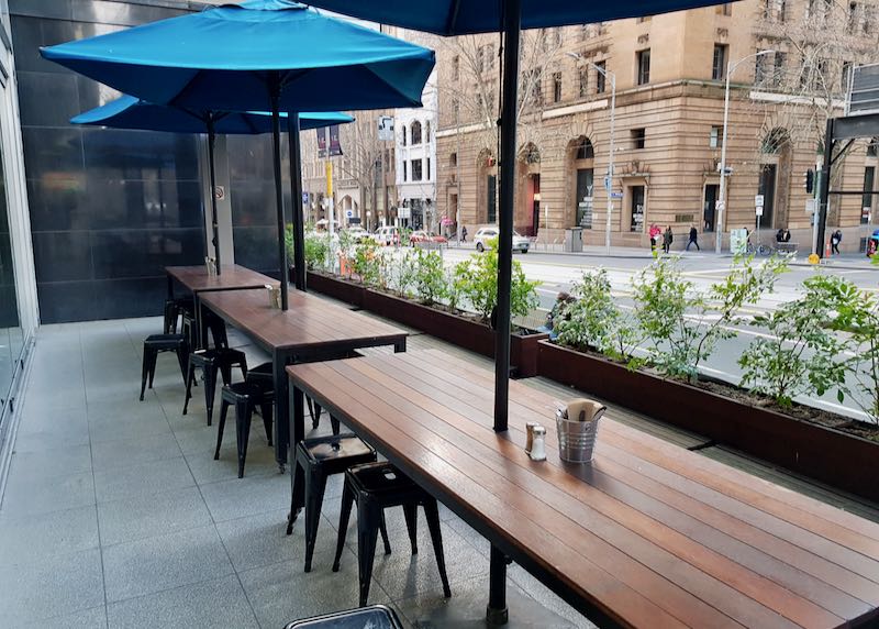 Mughouse has great outdoor seating.