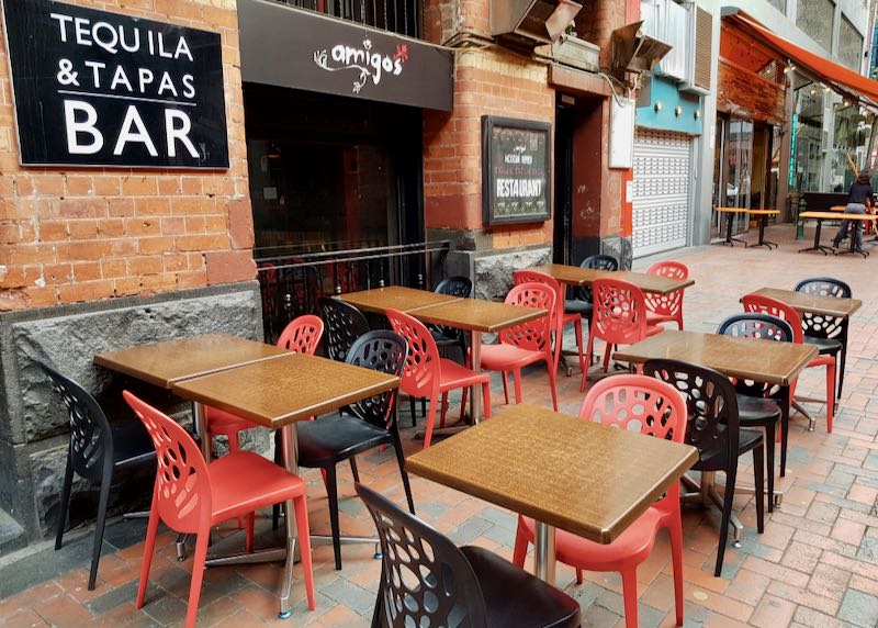 Amigos is a great Mexican bar and restaurant.